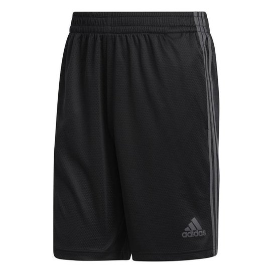 Bermuda Adidas Shorts 3-Stripes Masculino EY0324 - Preto Menor preço em Bermuda Adidas Shorts 3-Stripes Masculino EY0324 - Preto