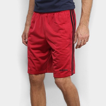 bermuda adidas essentials 3s mesh masculina