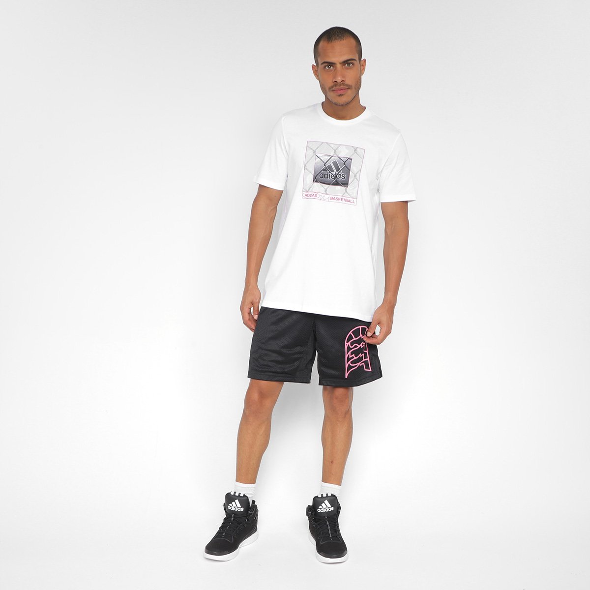 Bermuda Adidas World Wide Hoops - 3