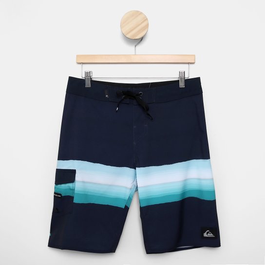 Bermuda Água Juvenil Quiksilver Swell Resin Tint 20 Masculina - Marinho Menor preço em Bermuda Água Juvenil Quiksilver Swell Resin Tint 20 Masculina - Marinho