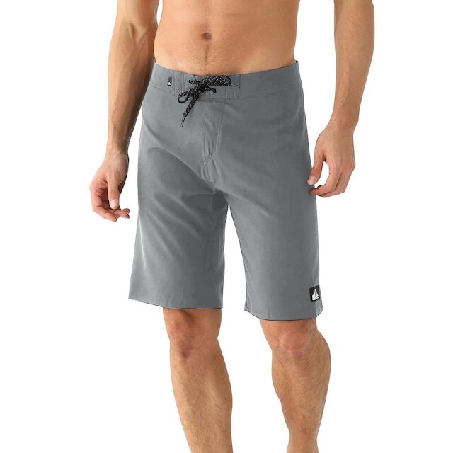 Bermuda Água Quiksilver Flat Kaimana 20 Cinza