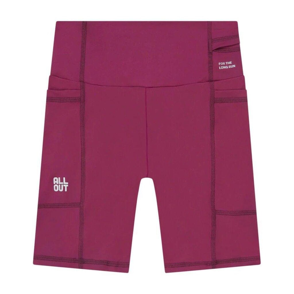 Bermuda All Out Run de Compressão Pro 6 Bolsos Pantyless Feminina