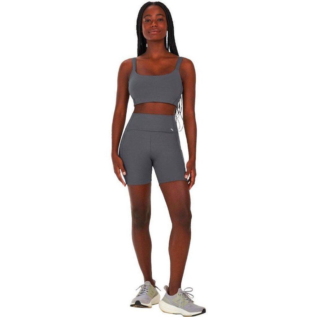 Bermuda Alto Giro String Feminina
