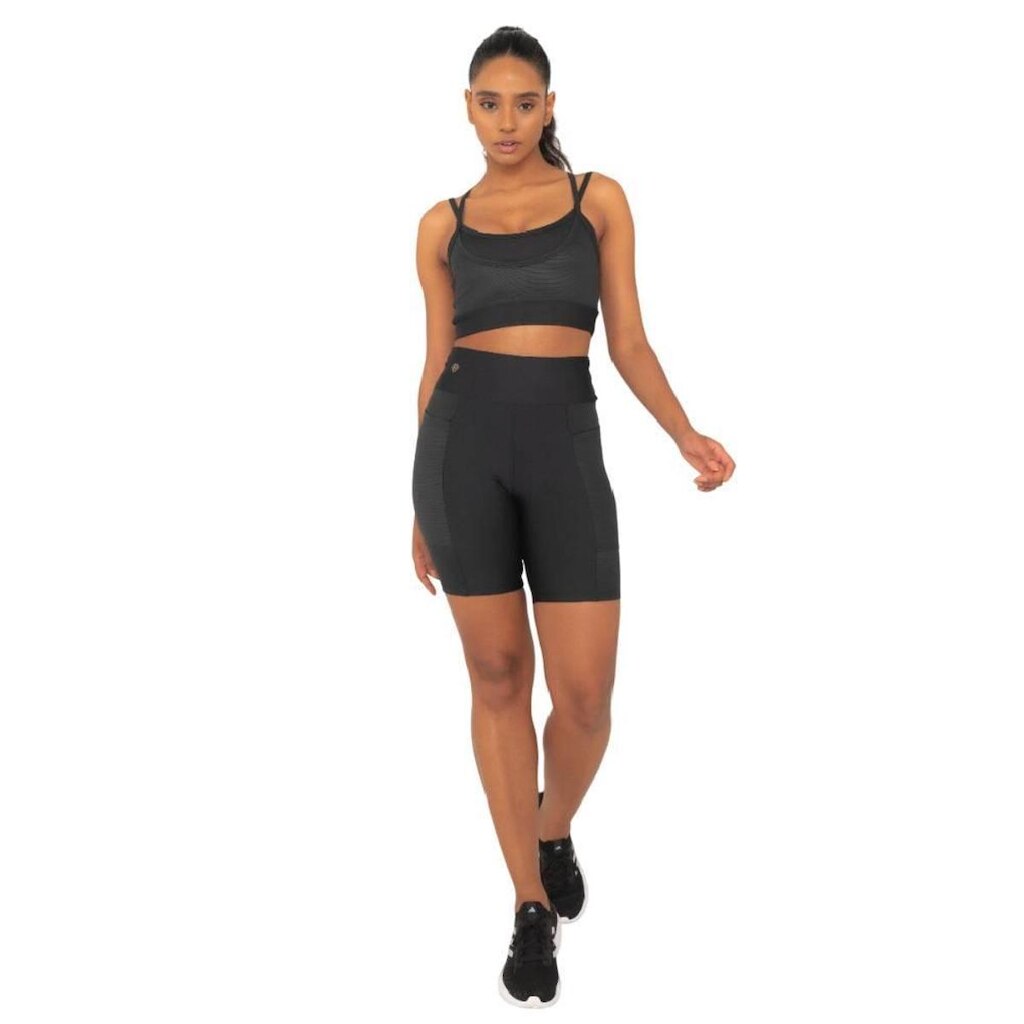 Bermuda Amei Sport Tempo - Preta