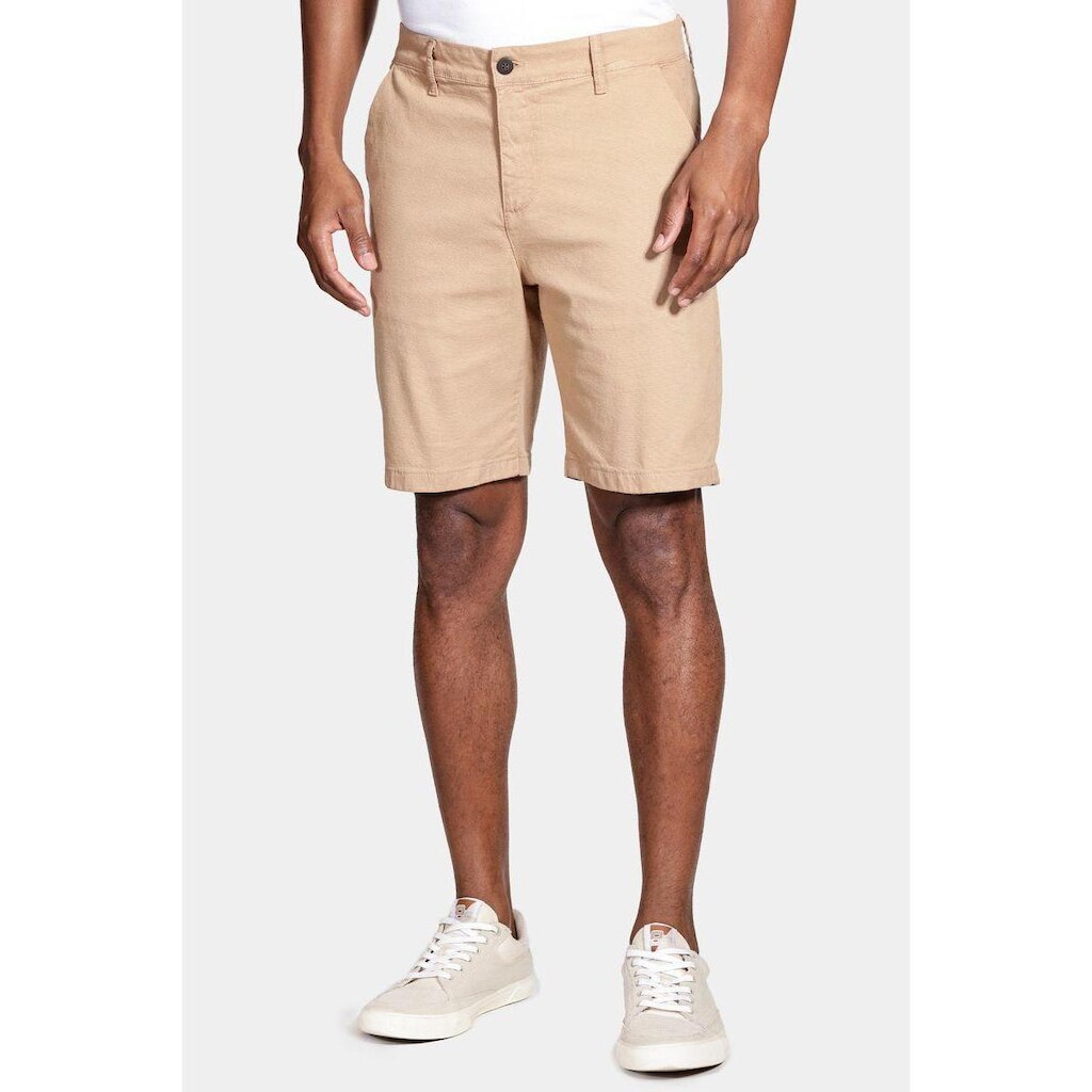 Bermuda Aramis Chino Clássica Canvas Caramelo