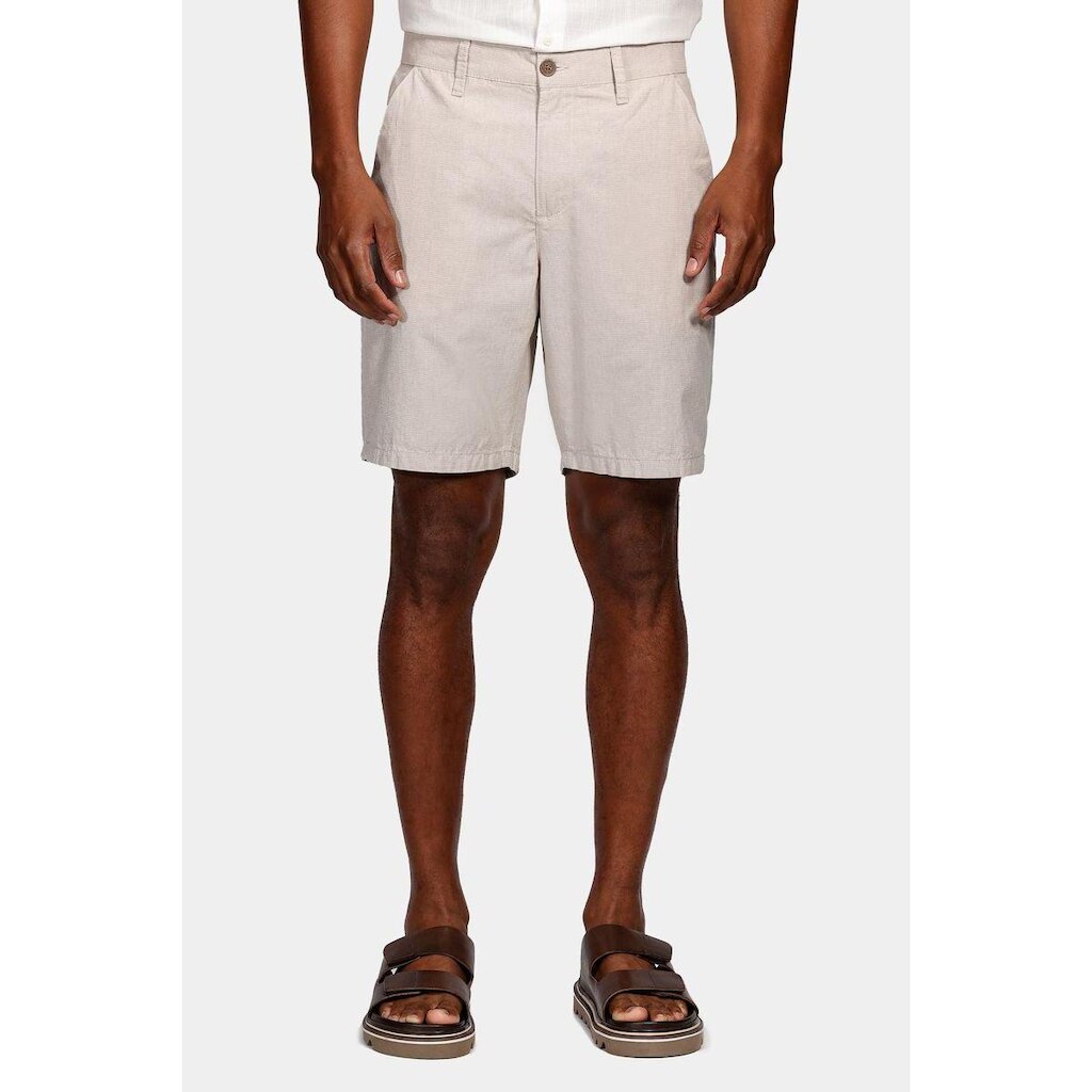 Bermuda Aramis Chino Média Stripes Cáqui