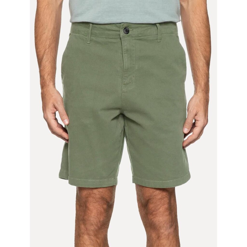 Bermuda Aramis Masculina Flame Texture Verde Militar