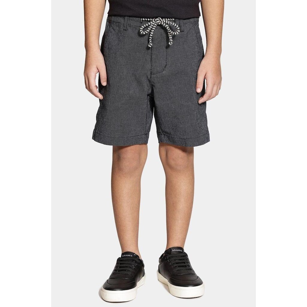 Bermuda Aramis Sarja Chino Infantil Preto