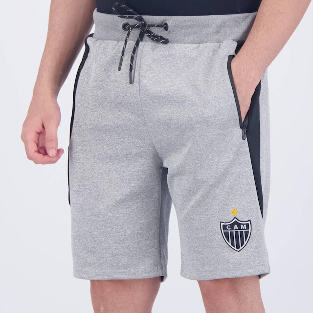 Bermuda Atlético Mineiro Camuflage Skuba Cinza