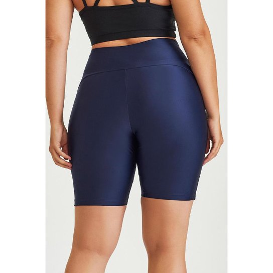 Bermuda Atletika com Bolso de Tule Plus Size Cajubrasil Eclipse