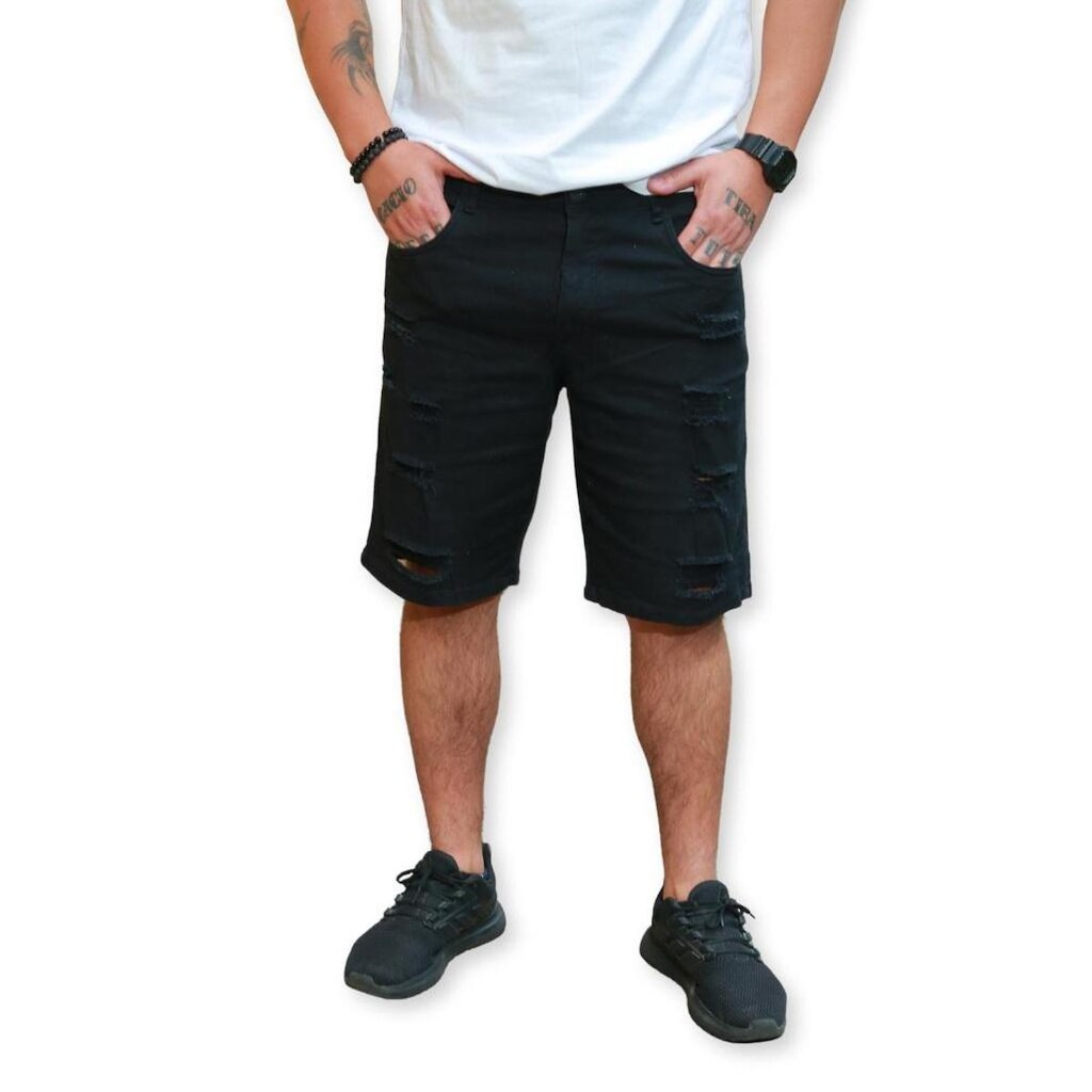 Bermuda Austin Sarja Slim Masculina