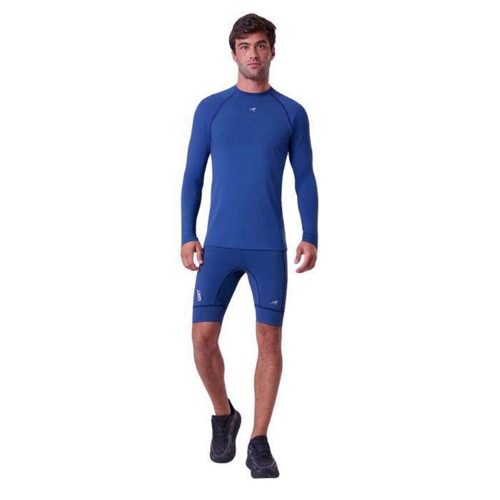 Bermuda Authen Masculino Grit Bossa 6 Bolsos 9 Azul Marinho