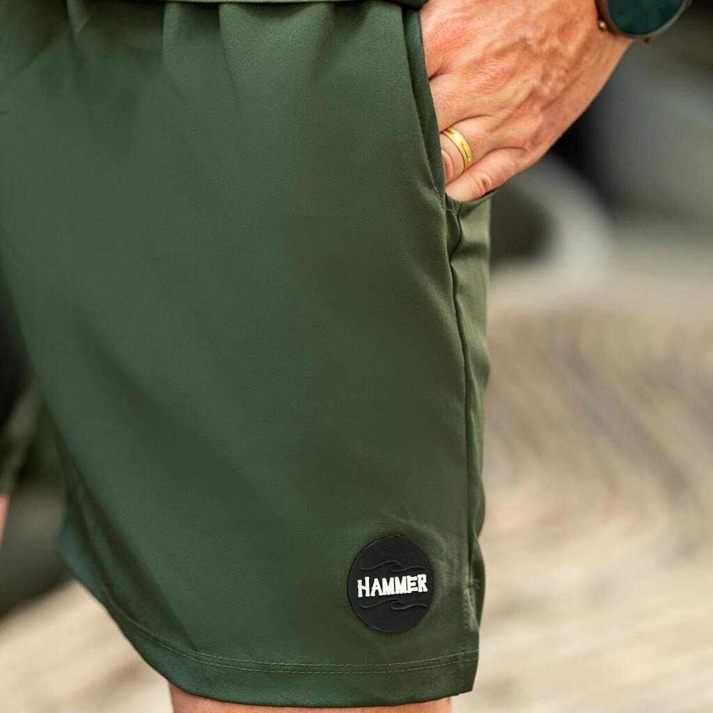 Bermuda Banho Shorts Praia Várias Opções Qualidade Premium Com Elastano Hammer