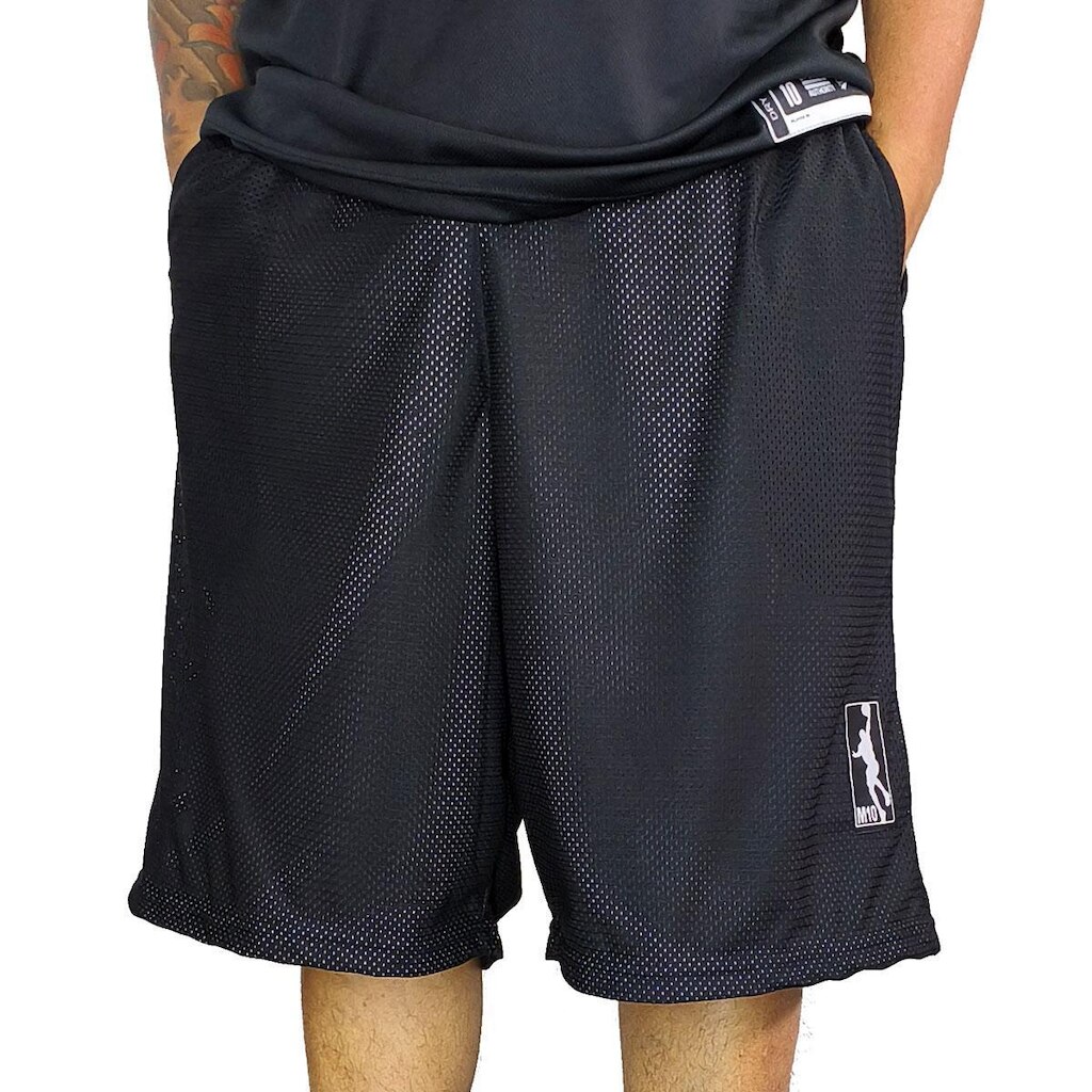 Bermuda Basquete M10 Classic Básica Pro-Mesh Preto