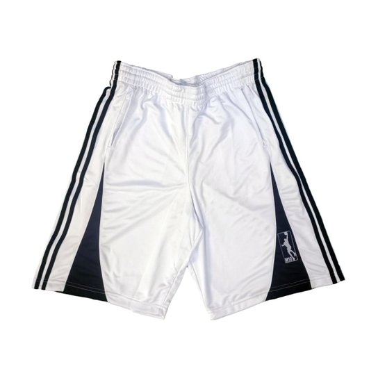 Bermuda Basquete Masculina M10 Dunk Listras Alt - Branco Menor preço em Bermuda Basquete Masculina M10 Dunk Listras Alt - Branco