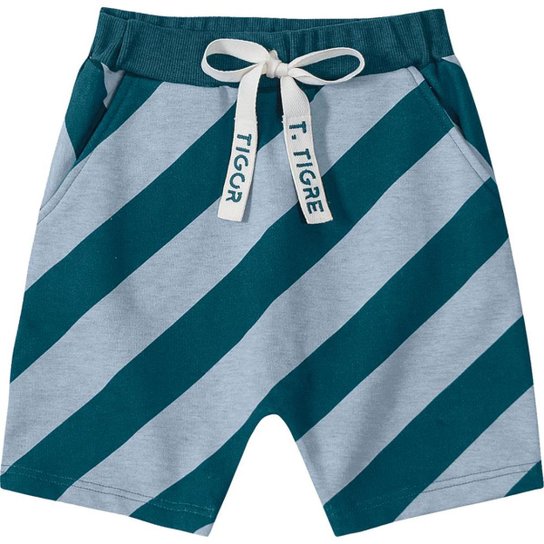 Bermuda Bebê Tigor T. Tigre Masculina - Azul