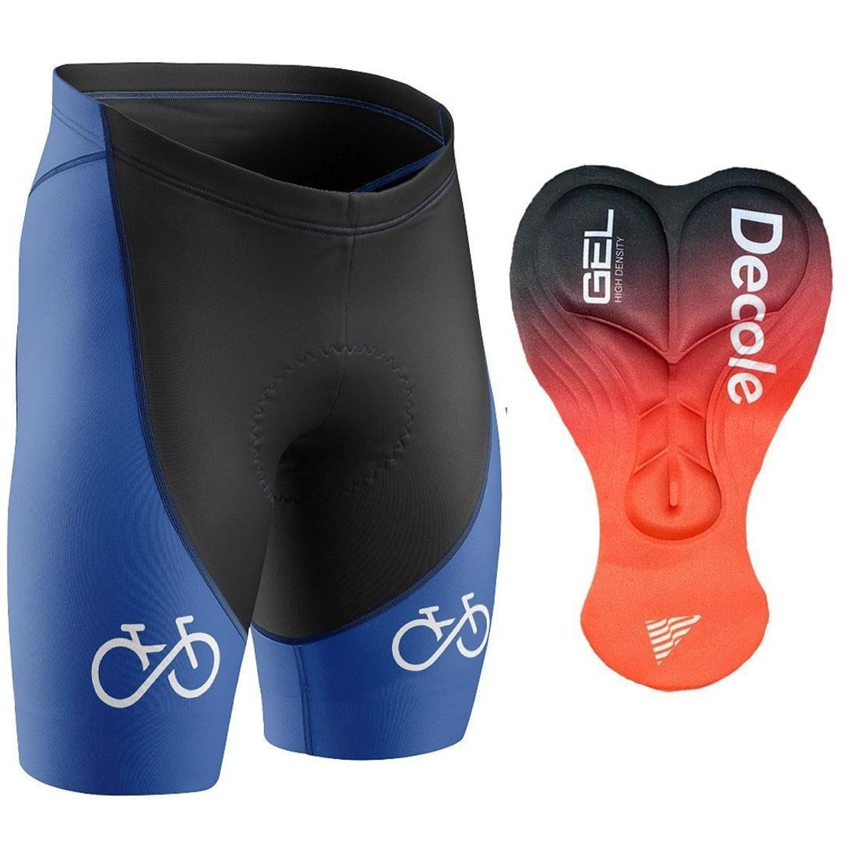 Bermuda Bike Forever Azul Ciclismo Com Forro Gel Confortável Menor preço em Bermuda Bike Forever Azul Ciclismo Com Forro Gel Confortável