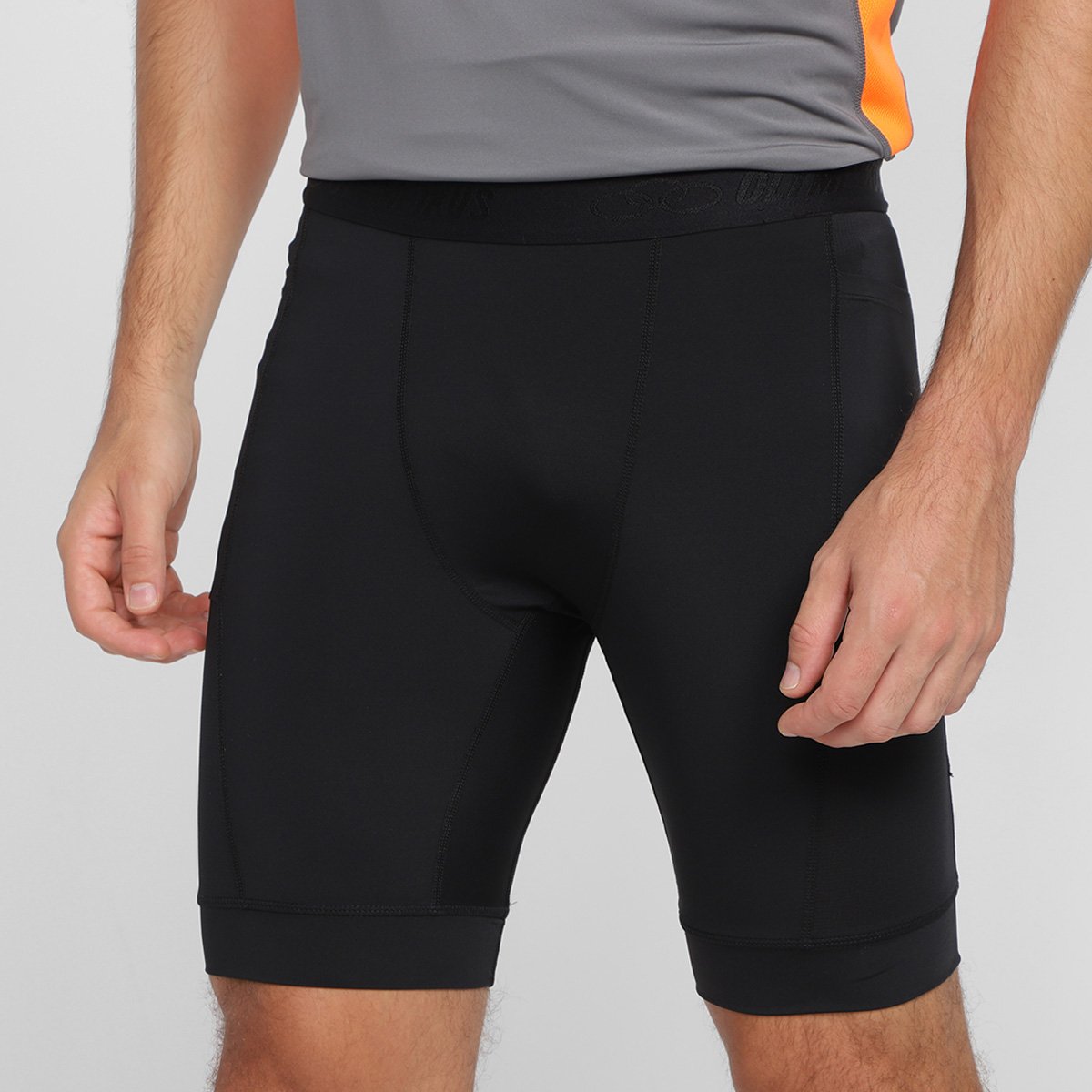 Bermuda Biker Olympikus Compress Masculina Menor preço em Bermuda Biker Olympikus Compress Masculina