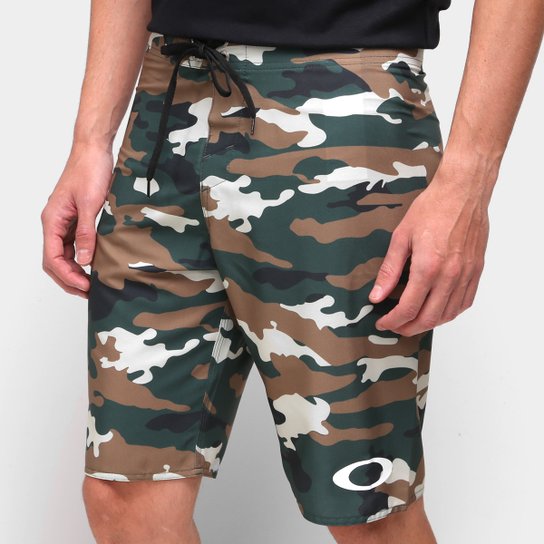 Bermuda Boardshort Oakley Basic Boards Masculina - Verde é ruim? Bermuda Boardshort Oakley Basic Boards Masculina - Verde é boa?