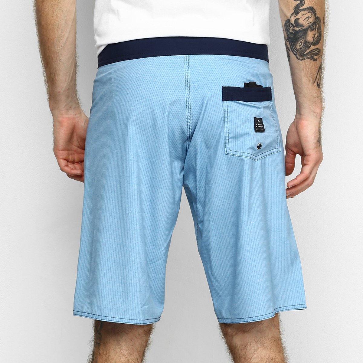 Bermuda Boardshort Rusty Marled Masculina Azul Netshoes