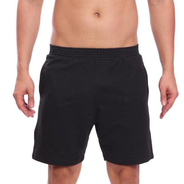 Bermuda Califórnia Moletom Lisa Elástico e Bolsos Masculina