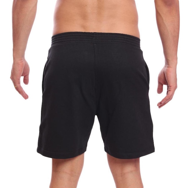 Bermuda Califórnia Moletom Lisa Elástico e Bolsos Masculina