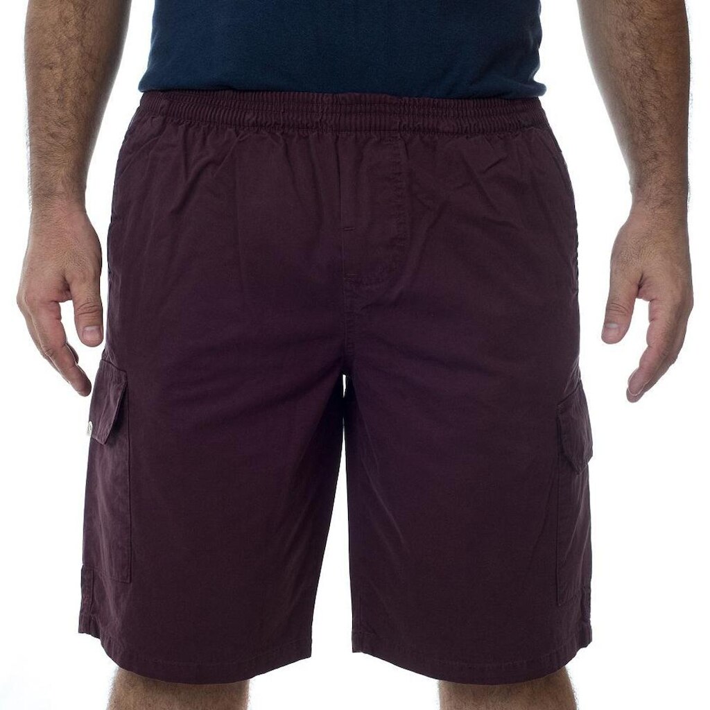 Bermuda California Prime Bolso Cargo Vinho