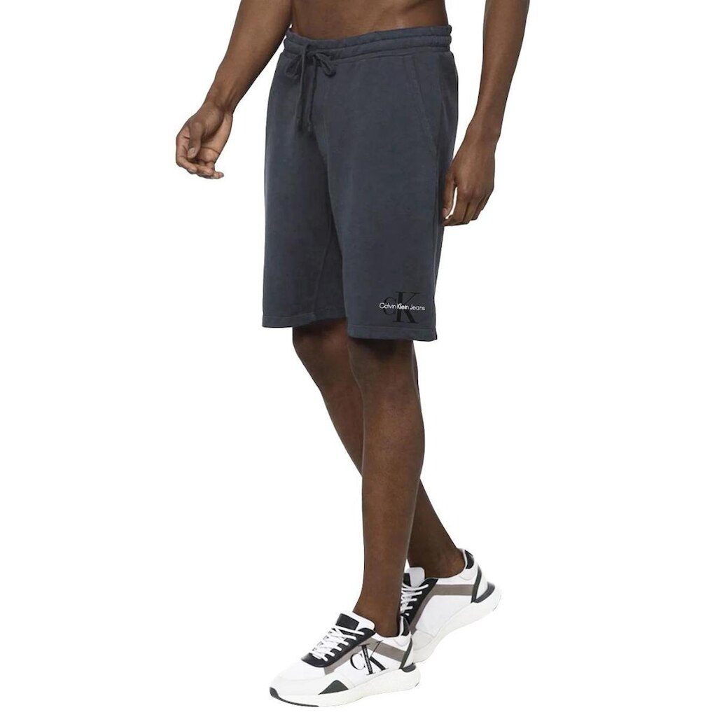 Bermuda Calvin Klein Jeans Moletom RE Issue Masculina