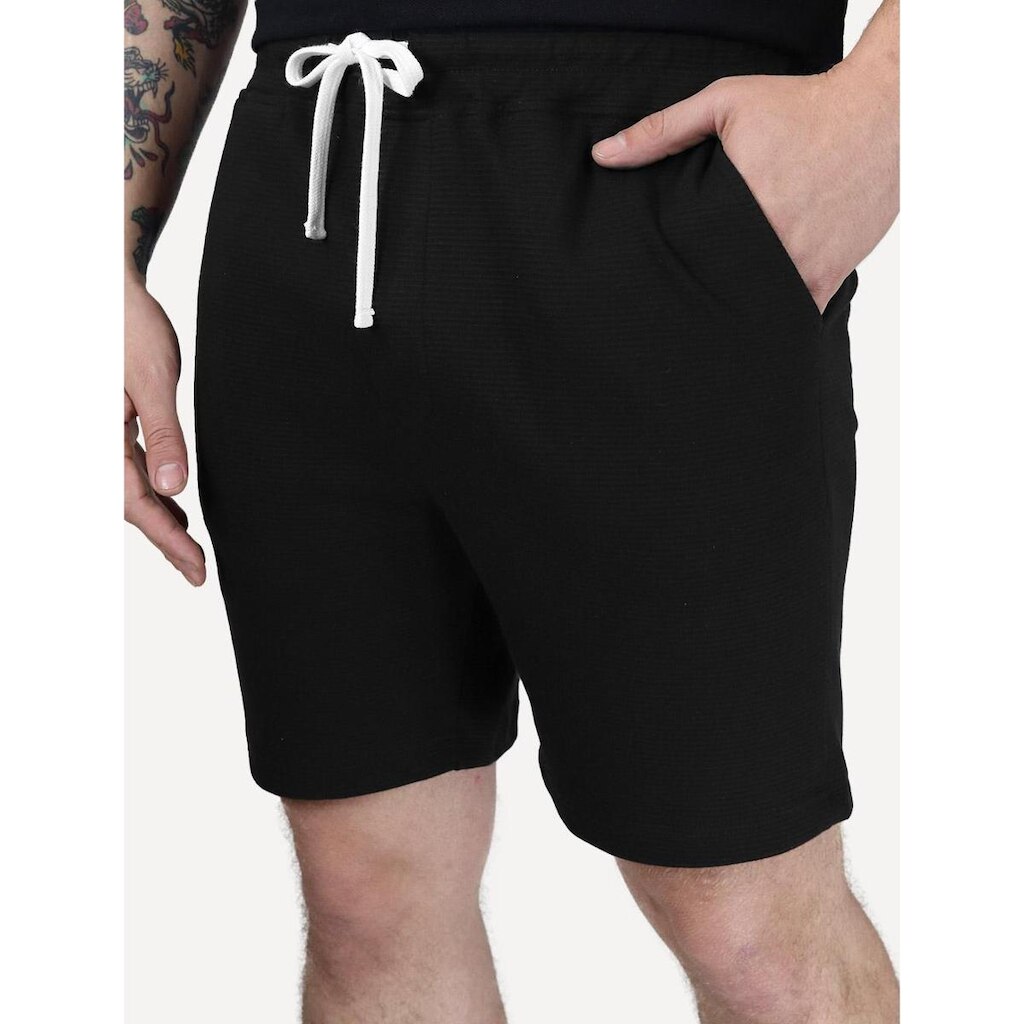 Bermuda Calvin Klein Suedine Soft Preta
