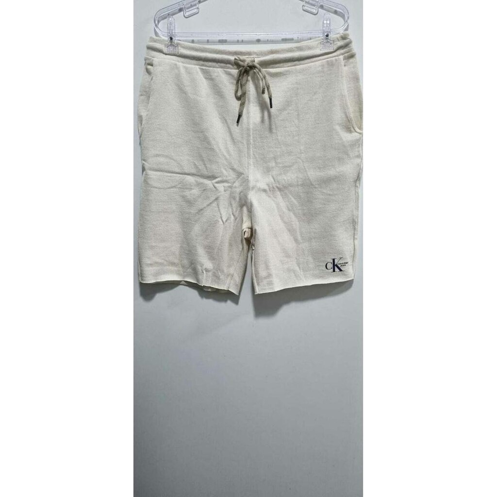 Bermuda Calvin Klein Sustainable Moletom off white - CM2PS13BM290-0111