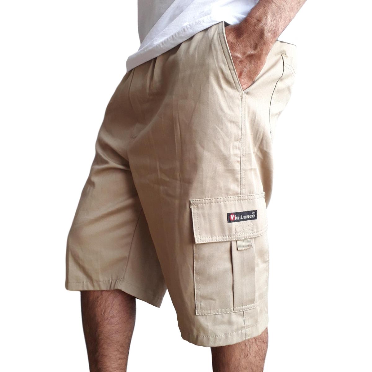 Bermuda Cargo Masculina 6 Bolsos Lateral Skate Militar é ruim? Bermuda Cargo Masculina 6 Bolsos Lateral Skate Militar é boa?