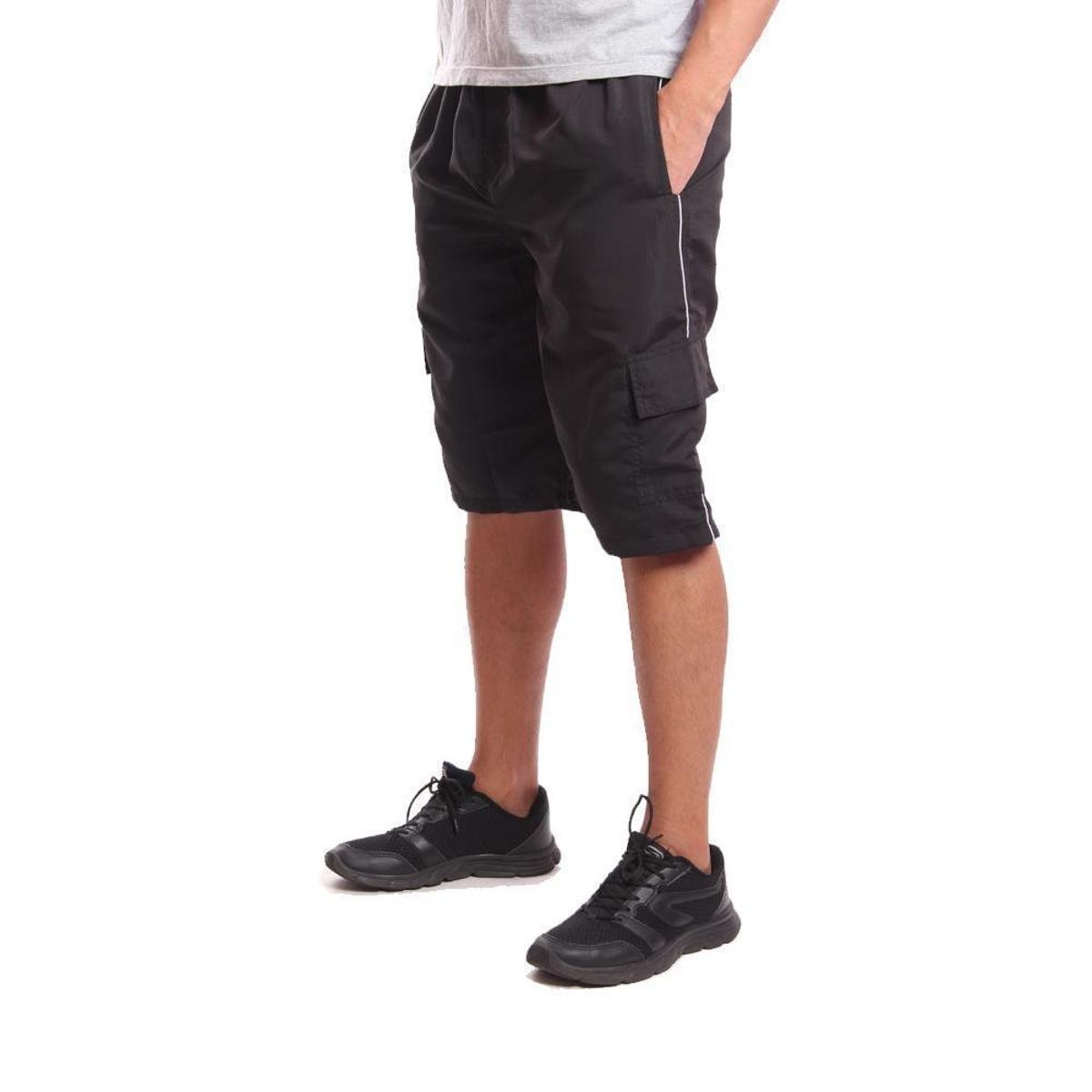 Hunter Bermuda Cargo Armaturato Nero