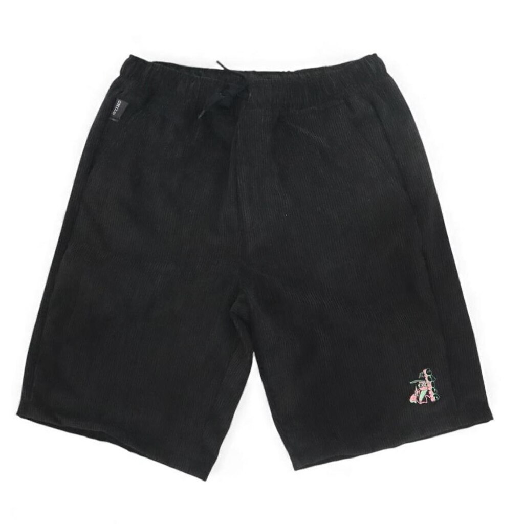 Bermuda Child Veludo Knife Short - Preto