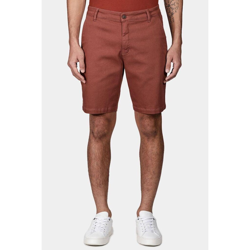 Bermuda Chino Sarja Moletom Tijolo