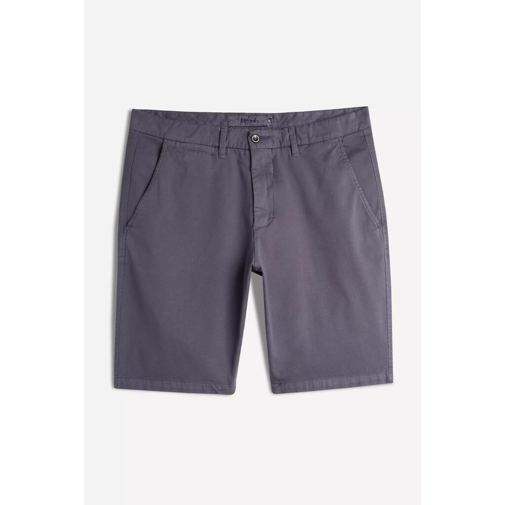 Bermuda Chino Sarja Strech Cinza Escuro