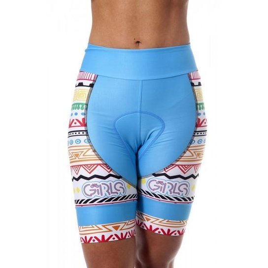 BERMUDA CICLISMO FEMININA ELITE - BCI-FE003 - Azul Claro