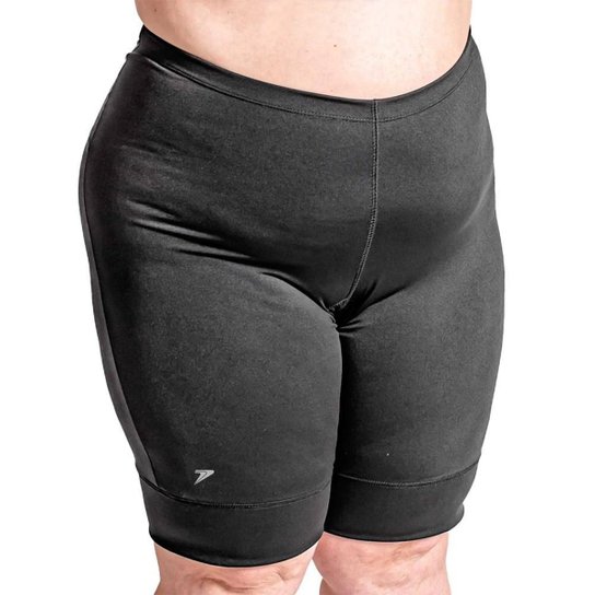 Bermuda Ciclismo Poker Dash Plus Size Feminina - Preto Menor preço em Bermuda Ciclismo Poker Dash Plus Size Feminina - Preto