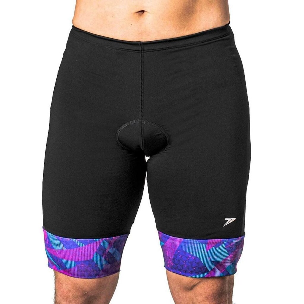 Bermuda Ciclismo Poker Talon Masculina - Preto e
