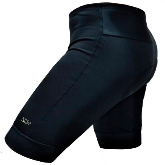 Bermuda Ciclismo Stilo Bike New Basic Masculina - Preto Menor preço em Bermuda Ciclismo Stilo Bike New Basic Masculina - Preto