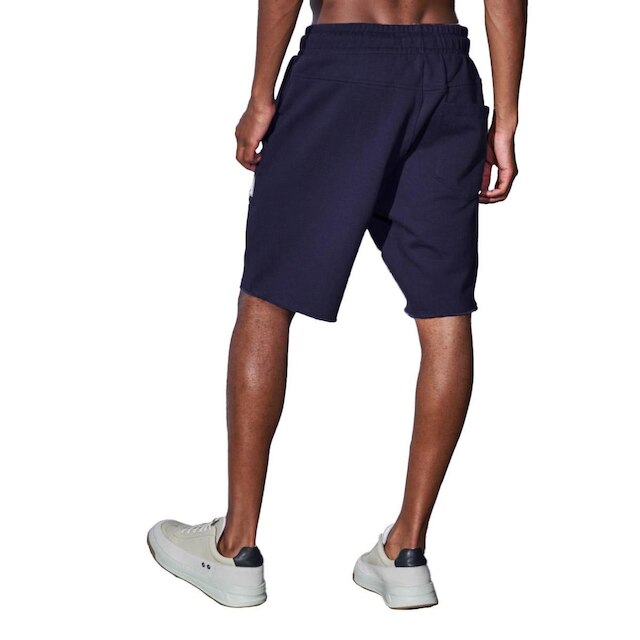 Bermuda Colcci Moletom Masculina Devices Basic Azul Marinho