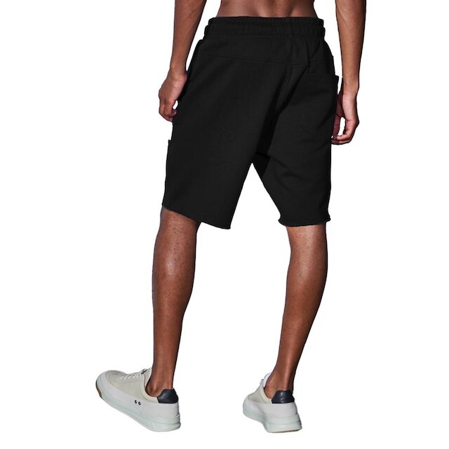 Bermuda Colcci Moletom Masculina Devices Basic Preta