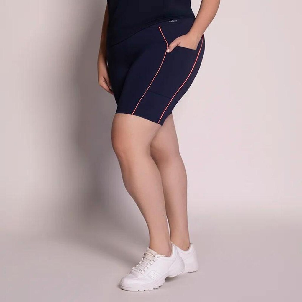 BERMUDA COM BOLSO NA LATERAL FITNESS SELENE