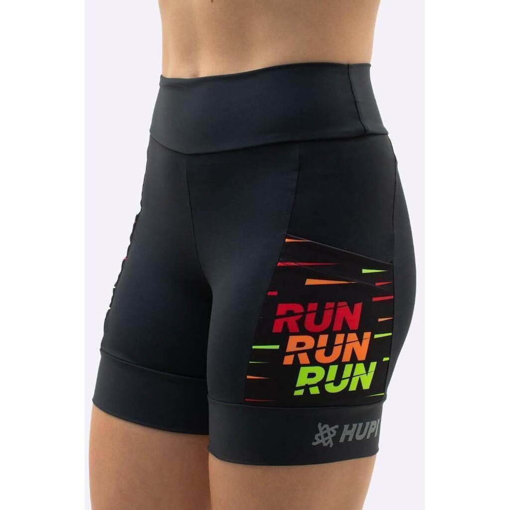 Bermuda Compressão Feminina HUPI Curta Run Run Run