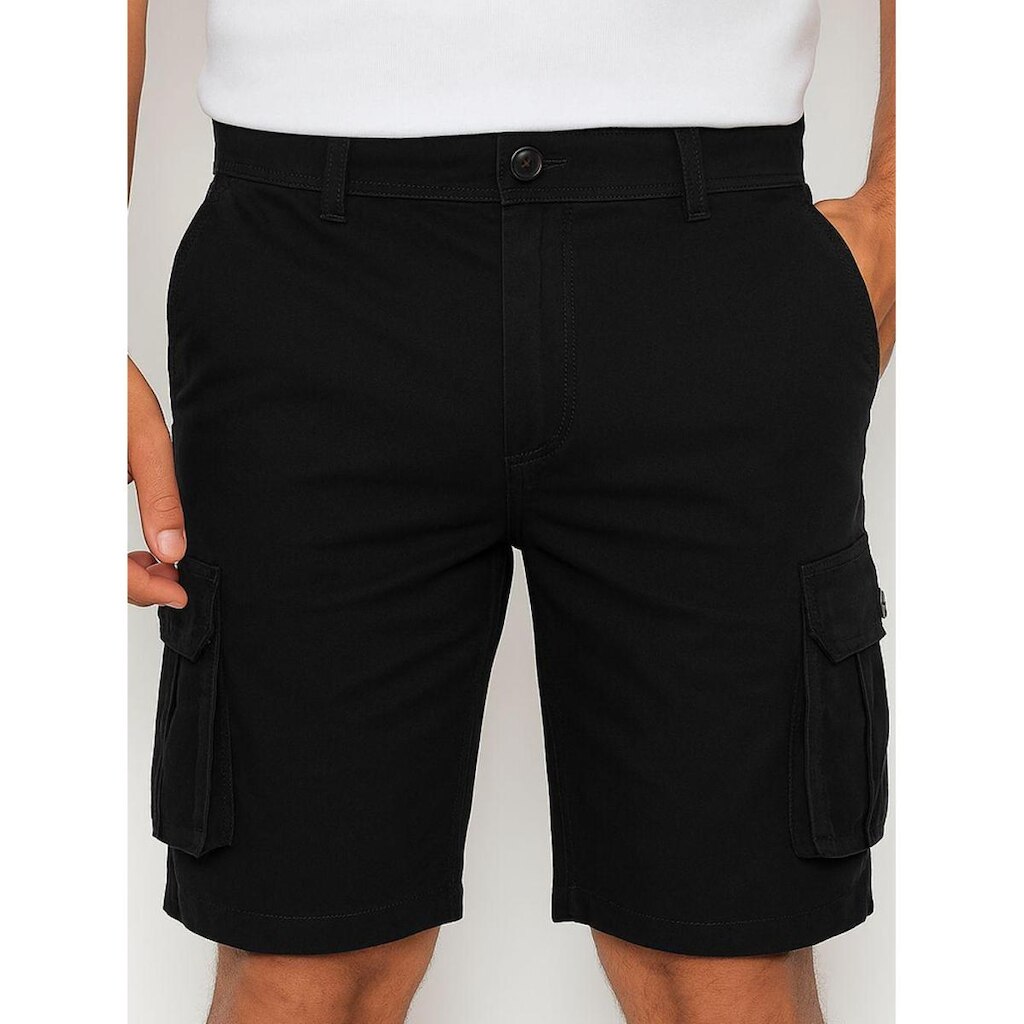 Bermuda Confort Sarja Masculina Cargo Crocker - 50025