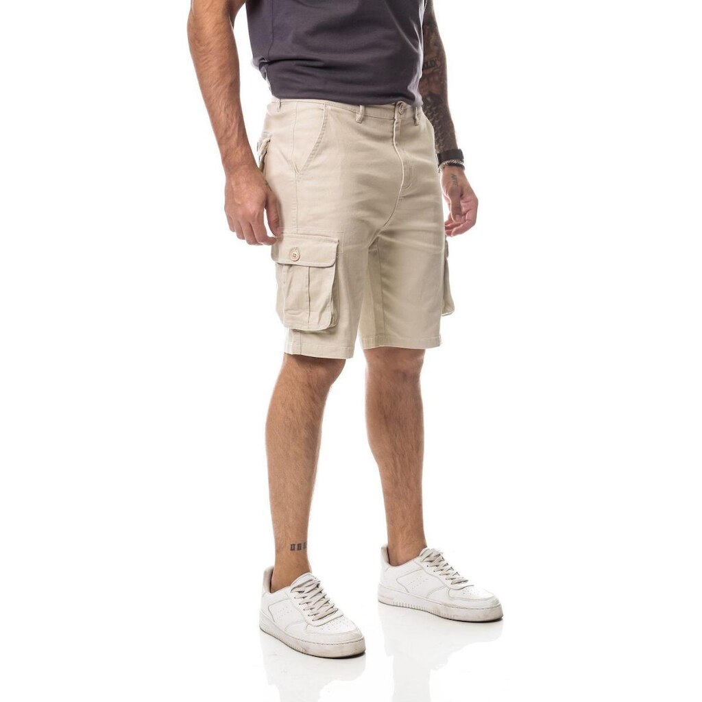 Bermuda Confort Sarja Masculina Cargo Crocker - 50025