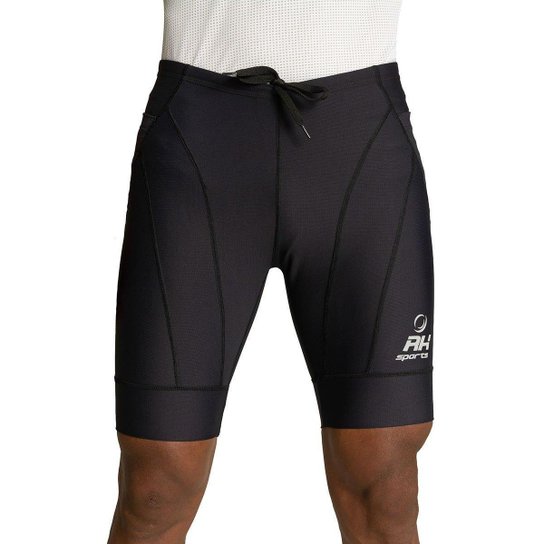 Bermuda Corrida Rh X5 Preta - Preto Menor preço em Bermuda Corrida Rh X5 Preta - Preto