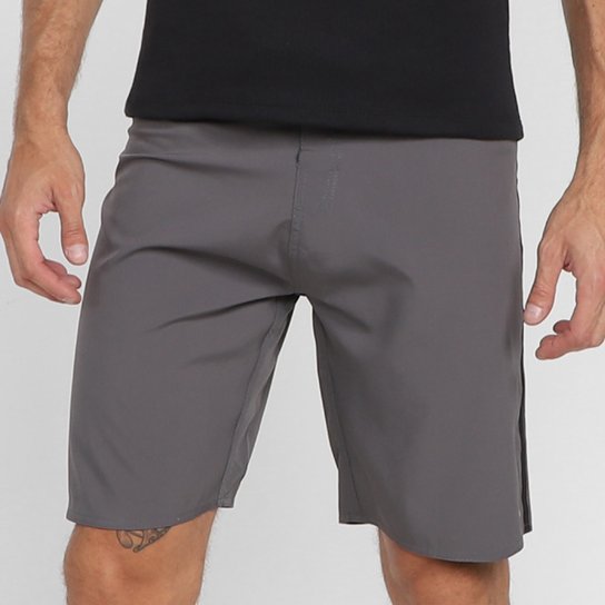 Bermuda D'Água Taco Surf Strech Com Vies Masculino - Grafite é ruim? Bermuda D'Água Taco Surf Strech Com Vies Masculino - Grafite é boa?