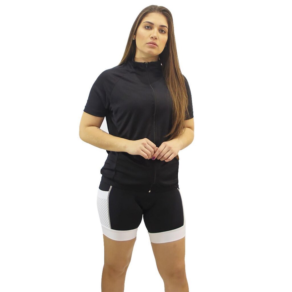 Bermuda de Ciclismo DA Moda com Bolso de Tela - Feminina