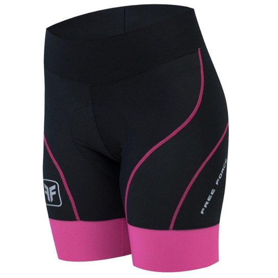 Bermuda de ciclismo  Queen  - Free Force - Preto+Rosa Escuro é boa?