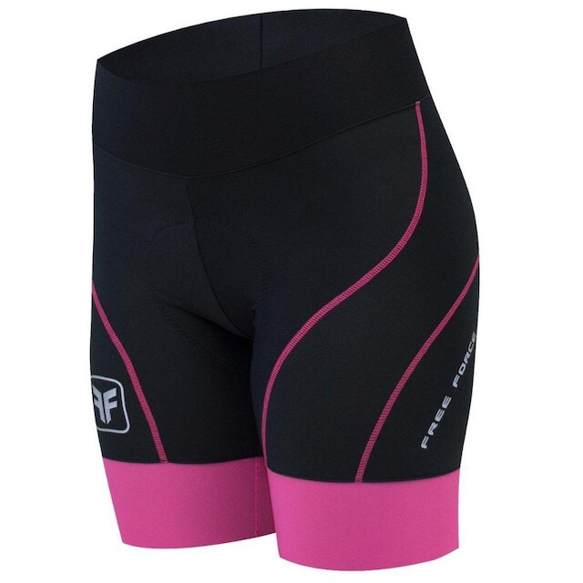 Bermuda de ciclismo Queen - Free Force - Preto+Rosa Escuro é ruim? Bermuda de ciclismo Queen - Free Force - Preto+Rosa Escuro é boa?
